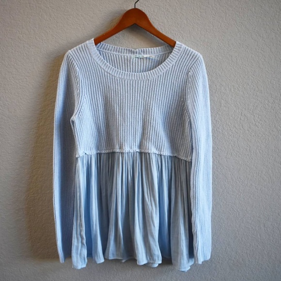 L | Kimchi blue | pointelle knit sweater - Picture 1 of 8